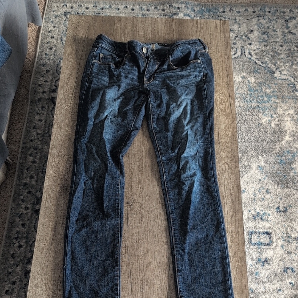 American Eagle Outfitters Dark Blue Skinny Jeans